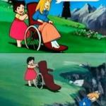 wheelchair chicks meme