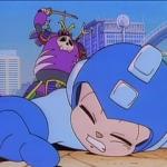 Megaman is hurt!