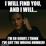 Liam Neeson Taken Meme Generator - Imgflip