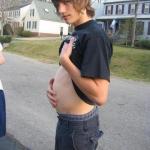 Pregnant boy
