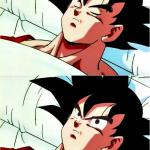 sleeping goku