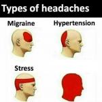Types Of Headaches meme