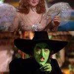 Good and Bad Witch | AT HOME; AT THE OFFICE | image tagged in good and bad witch | made w/ Imgflip meme maker