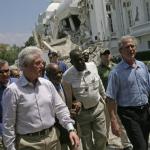 WJC and Bush Jnr in Haiti