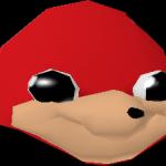 Ugandan Knuckles Head Transparent