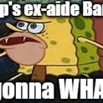 Liberals be DROOLIN' | Trump's ex-aide Bannon; is gonna WHAT?? | image tagged in sponge bob caverman | made w/ Imgflip meme maker