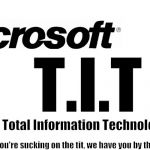 White background | T.I.T; Total Information Technology; Cause when you're sucking on the tit, we have you by the motherboard | image tagged in white background | made w/ Imgflip meme maker