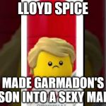 Lloyd Spice | LLOYD SPICE; MADE GARMADON'S SON INTO A SEXY MAN | image tagged in lloyd spice | made w/ Imgflip meme maker