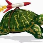 The way the tortoise won the race vs the hare he had a jet pack