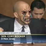 Cory Booker Tears of RAGE!!!