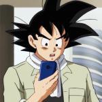 Goku Checks Phone 