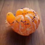 huddling orange