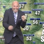 Idiot Weatherman | WHAT DO YOU CALL SINFUL WEATHER? A HELL STORM! | image tagged in idiot weatherman | made w/ Imgflip meme maker