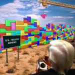 Trump Tetris Border Wallith