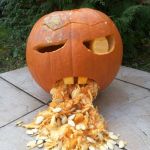 Halloween Pumkin Throwing Up | I ATE TOO MUCH; CANDY | image tagged in halloween pumkin throwing up | made w/ Imgflip meme maker