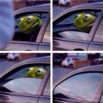 Kermit Car Window meme