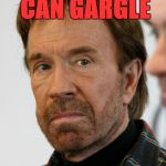 Choosy Chucks choose Jif | CHUCK NORRIS CAN GARGLE; PEANUT BUTTER! | image tagged in chuck norris mad face,chuck norris,chuck norris approves,funny,memes,funny memes | made w/ Imgflip meme maker