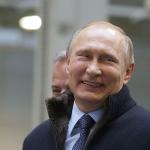 Putin smiling