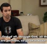 First of all it’s always sunny
