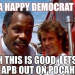 Calling all cars, be on the lookout for white devil | MAKE A HAPPY DEMOCRAT MEME; OH THIS IS GOOD. LETS PUT AN APB OUT ON POCAHONTIS | image tagged in out on big bird,lethal weapon danny glover,mel gibson,democrats,nice memes | made w/ Imgflip meme maker