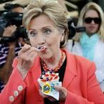 Hillary Clinton Eating Tide Pods meme