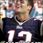 Tom Brady smiling | BYE EAGLES BYE; I AM THE GOAT | image tagged in tom brady smiling | made w/ Imgflip meme maker