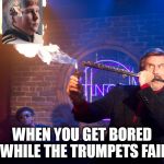 Boredom | WHEN YOU GET BORED WHILE THE TRUMPETS FAIL | image tagged in anchorman jazz flute,flute,band,middle school | made w/ Imgflip meme maker