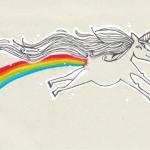 unicorn farts rainbow