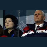 VP Pence with Kim Yo Jong, Kim Jong Un's Sister