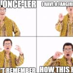 Joker fangirl turned to Once-Ling | I HAVE A FANGIRL OF THE JOKER; I HAVE A ONCE-LER; BUT I DON'T REMEMBER; HOW THIS HAPPENED | image tagged in pineapple pen,once-ler,joker | made w/ Imgflip meme maker