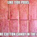 five star rating  | LIKE TIDE PODS; TRY THE COTTON CANDY IN THE ATTIC | image tagged in insulation,tide pods,funny,meme,lol,food | made w/ Imgflip meme maker