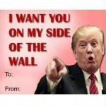 Trump Wall Valentine meme