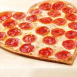 Pizza for valentines day