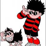 Cool Dennis and Gnasher
