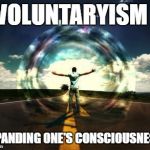 power energy flow | VOLUNTARYISM; EXPANDING ONE'S CONSCIOUSNESS | image tagged in power energy flow | made w/ Imgflip meme maker