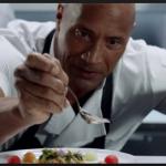 The Rock Cooking
