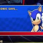 Sonic Says... meme