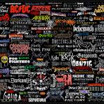 Metal logos