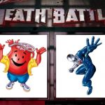 Kool-Aid Man vs Pepsiman | image tagged in death battle,kool-aid,koolaid man,pepsi,pepsiman | made w/ Imgflip meme maker