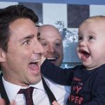 Justin Trudeau and Baby meme