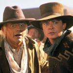 Marty and Doc in the old west