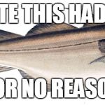 Haddock | UPVOTE THIS HADDOCK; FOR NO REASON | image tagged in haddock | made w/ Imgflip meme maker