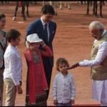 Narendra Modi and little boy