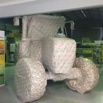 wraped tractor