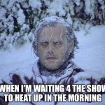 Jack Nicholson The Shining Snow Meme Generator - Imgflip