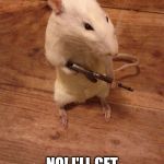 Rebellious Rat | THE SKINNER BOX? NO! I'LL GET MY OWN FOOD | image tagged in rebellious rat | made w/ Imgflip meme maker