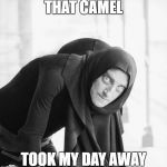 Hump Day | THAT CAMEL; TOOK MY DAY AWAY | image tagged in hump day | made w/ Imgflip meme maker