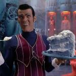 Robbie Rotten With Cake meme
