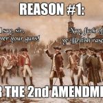 #1 & 2nd | REASON #1:; FOR THE 2nd AMENDMENT | image tagged in hand over,memes,2nd amendment,rights | made w/ Imgflip meme maker