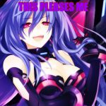 Iris heart | THIS PLEASES ME | image tagged in iris heart | made w/ Imgflip meme maker